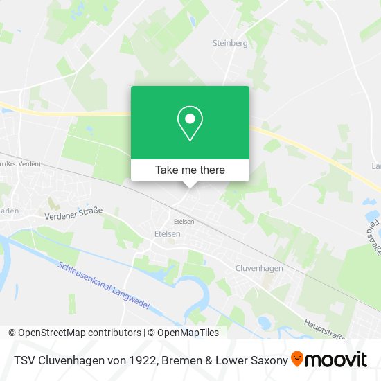 TSV Cluvenhagen von 1922 map