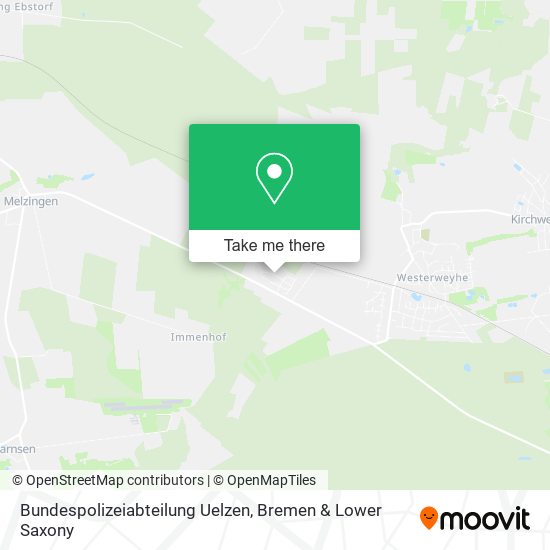 Bundespolizeiabteilung Uelzen map