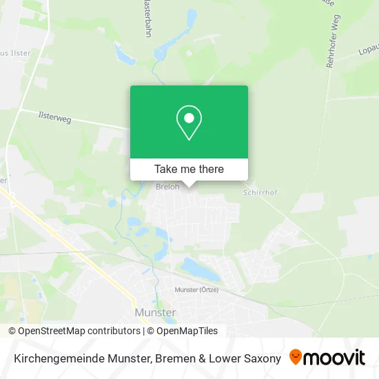 Карта Kirchengemeinde Munster