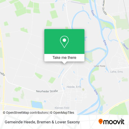 Gemeinde Heede map