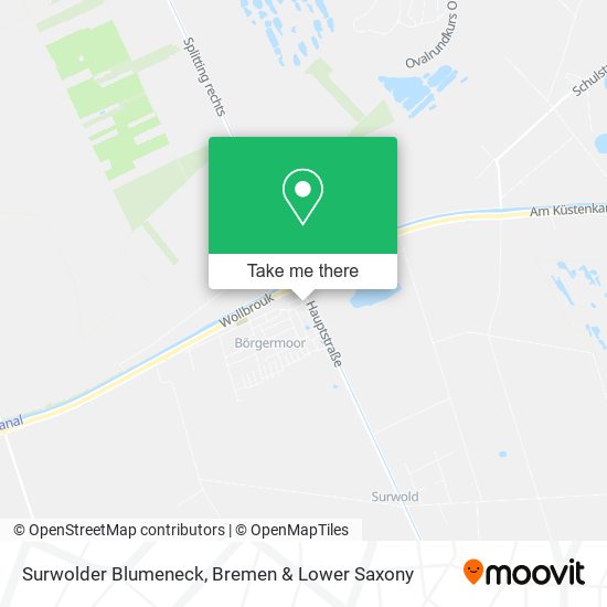 Surwolder Blumeneck map