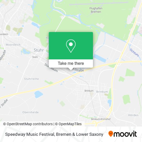 Speedway Music Festival map