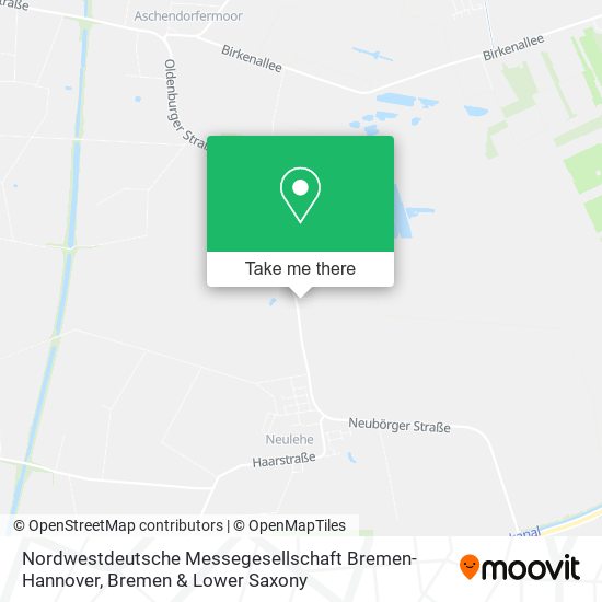 Nordwestdeutsche Messegesellschaft Bremen-Hannover map