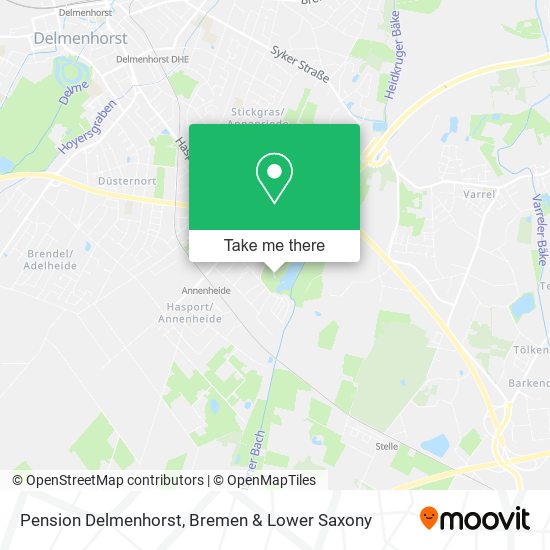Pension Delmenhorst map