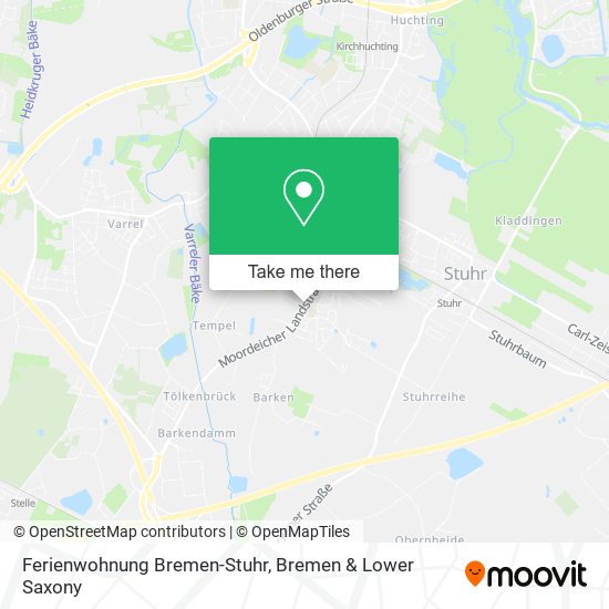 Ferienwohnung Bremen-Stuhr map