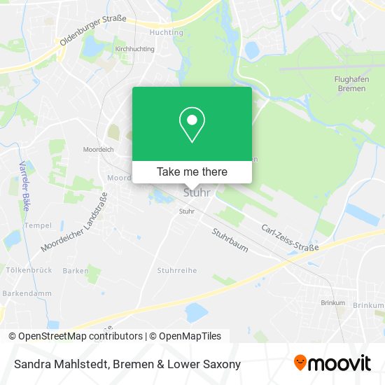 Sandra Mahlstedt map