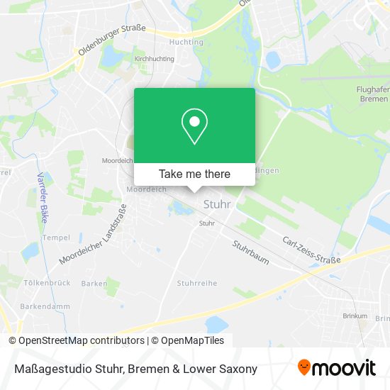 Maßagestudio Stuhr map