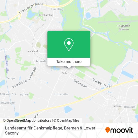 Landesamt für Denkmalpflege map