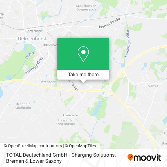 Карта TOTAL Deutschland GmbH - Charging Solutions