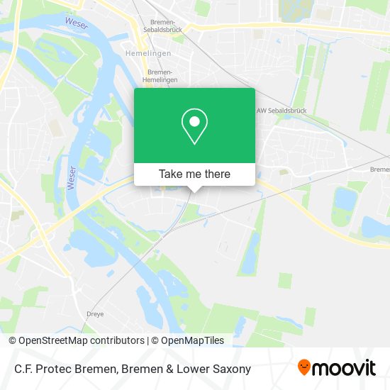 C.F. Protec Bremen map