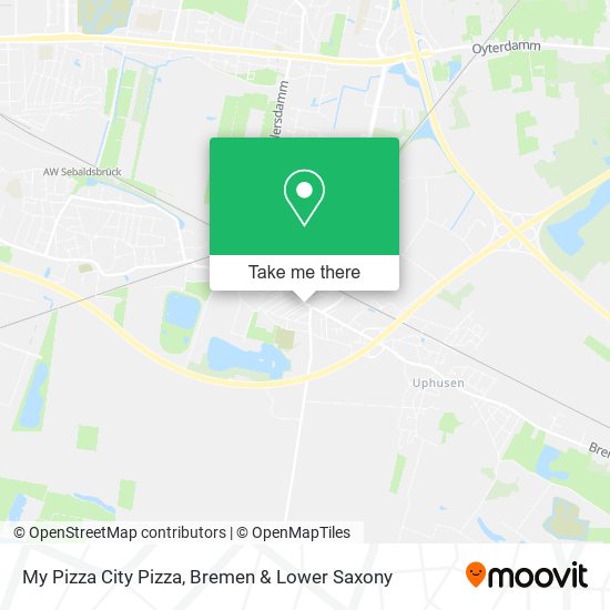 My Pizza City Pizza map