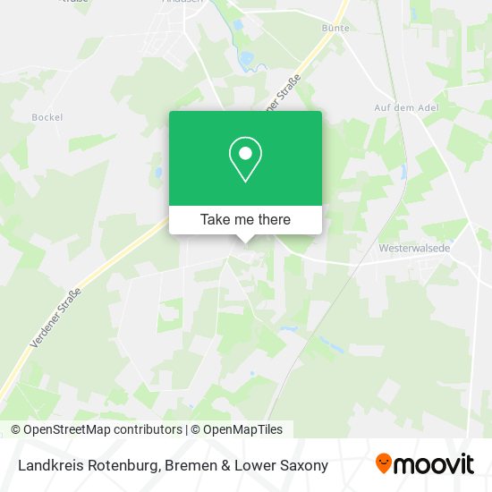 Landkreis Rotenburg map