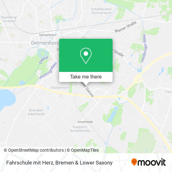 Fahrschule mit Herz map