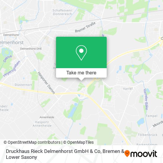 Карта Druckhaus Rieck Delmenhorst GmbH & Co