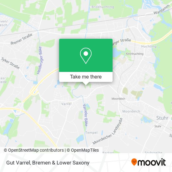 Gut Varrel map