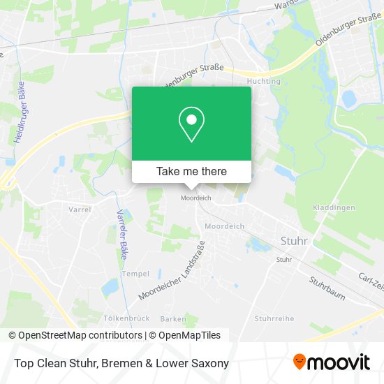 Top Clean Stuhr map