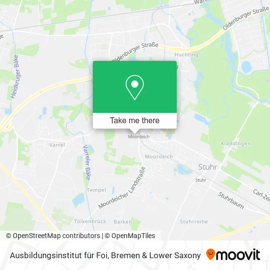 Карта Ausbildungsinstitut für Foi