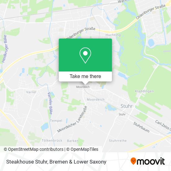 Steakhouse Stuhr map
