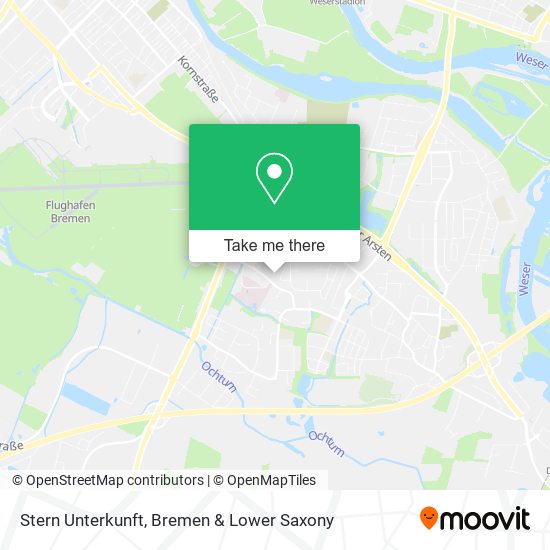 Stern Unterkunft map