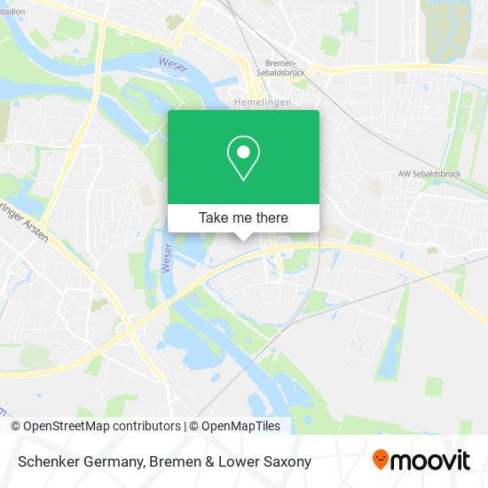 Schenker Germany map