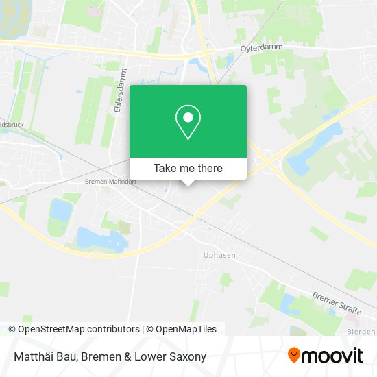 Matthäi Bau map