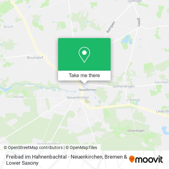 Freibad im Hahnenbachtal - Neuenkirchen map