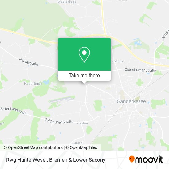 Rwg Hunte Weser map