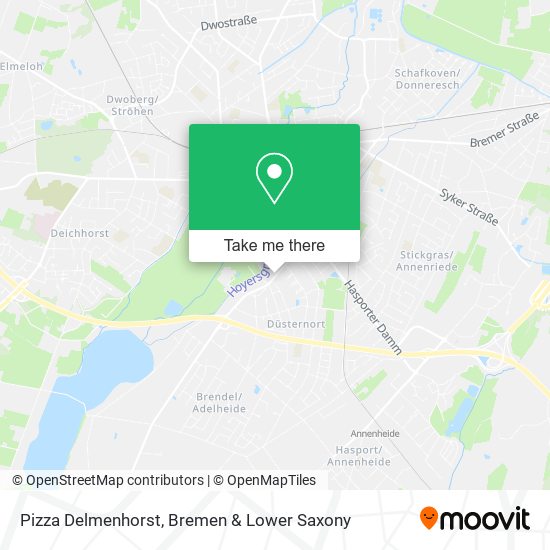 Pizza Delmenhorst map
