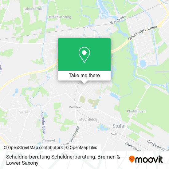 Schuldnerberatung Schuldnerberatung map