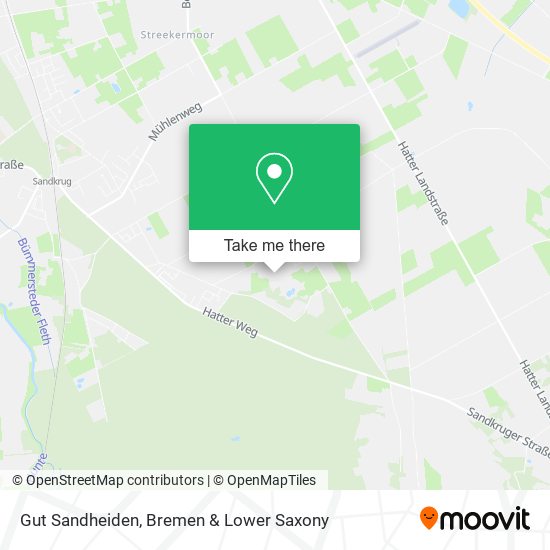 Gut Sandheiden map