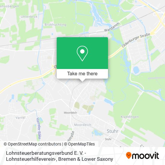 Lohnsteuerberatungsverbund E. V. -Lohnsteuerhilfeverein- map