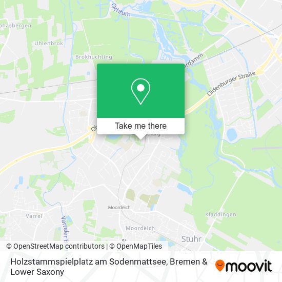 Holzstammspielplatz am Sodenmattsee map