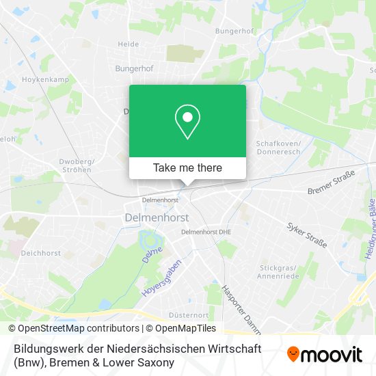 Bildungswerk der Niedersächsischen Wirtschaft (Bnw) map