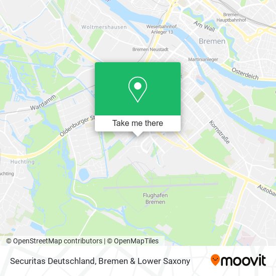 Securitas Deutschland map
