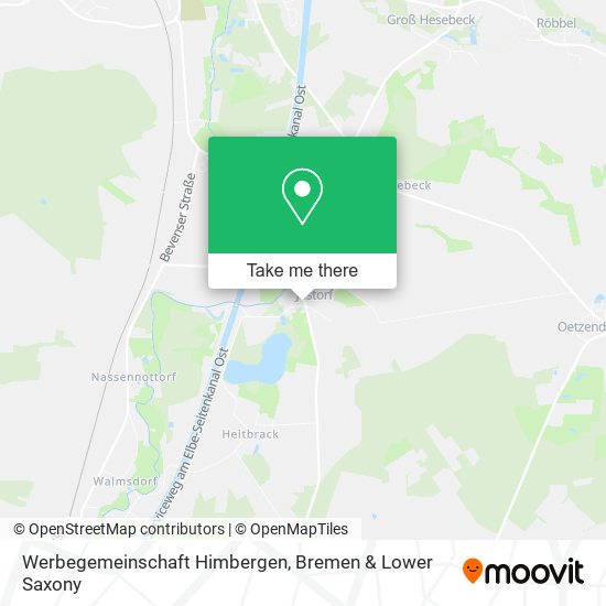 Werbegemeinschaft Himbergen map