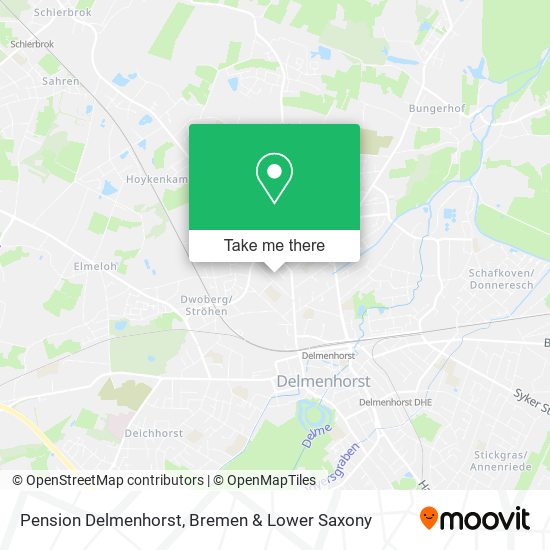 Pension Delmenhorst map