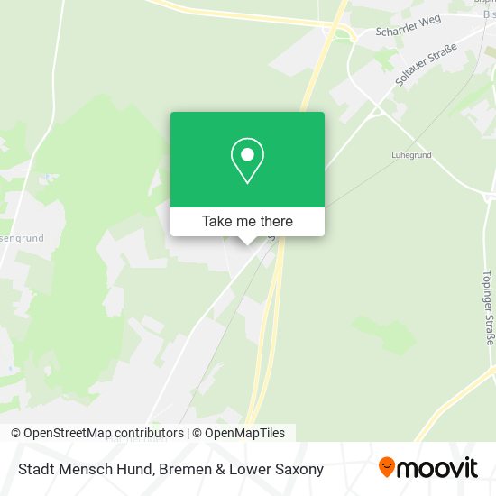 Stadt Mensch Hund map