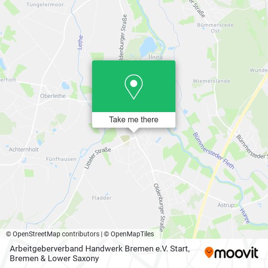 Arbeitgeberverband Handwerk Bremen e.V. Start map