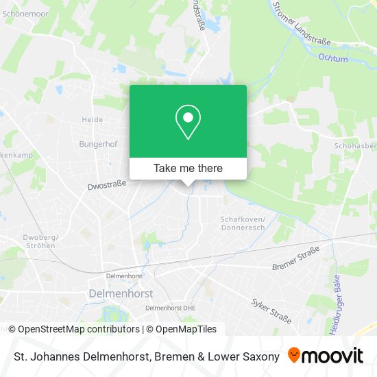 St. Johannes Delmenhorst map