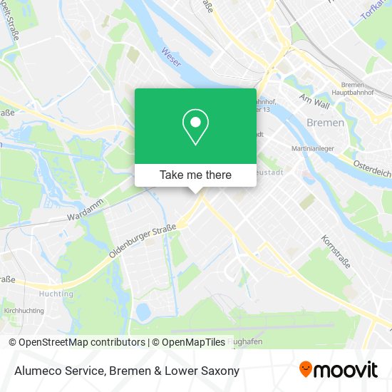 Alumeco Service map