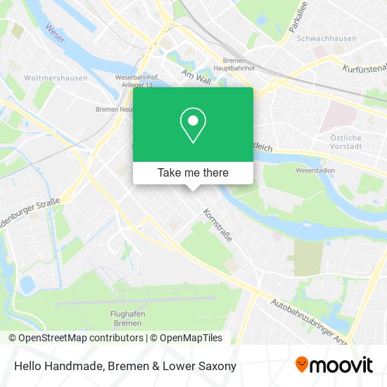 Hello Handmade map