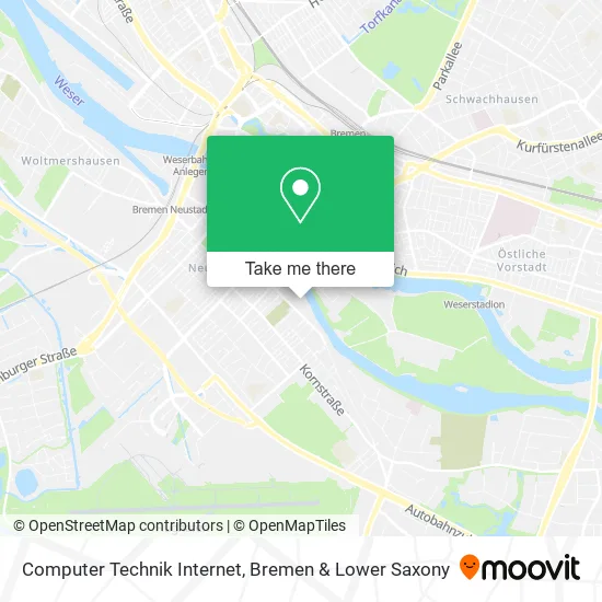 Карта Computer Technik Internet