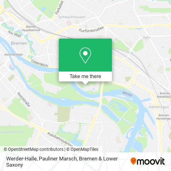 Werder-Halle, Pauliner Marsch map