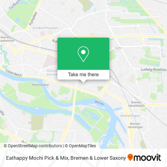 Eathappy Mochi Pick & Mix map