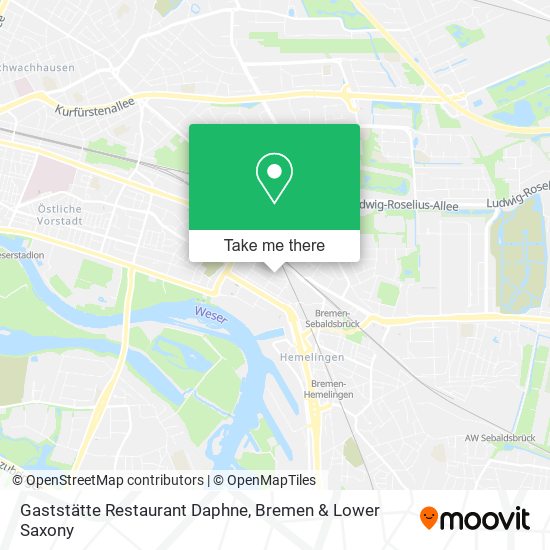 Gaststätte Restaurant Daphne map
