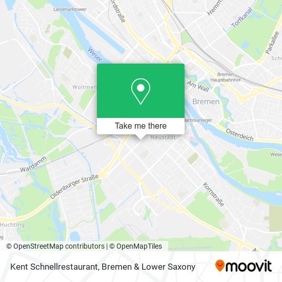 Kent Schnellrestaurant map