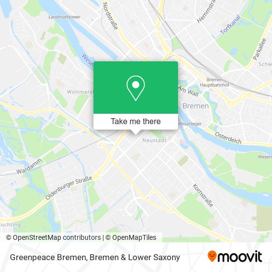 Greenpeace Bremen map