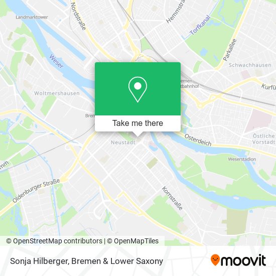 Sonja Hilberger map