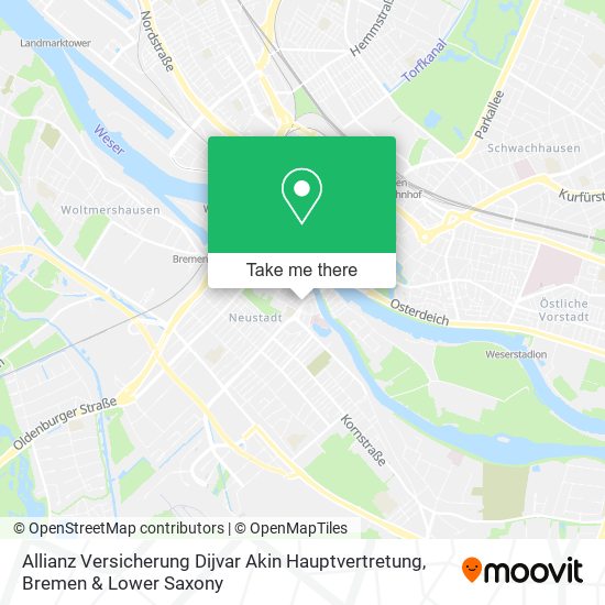Allianz Versicherung Dijvar Akin Hauptvertretung map