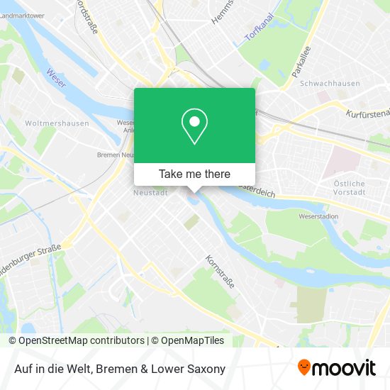 Auf in die Welt map